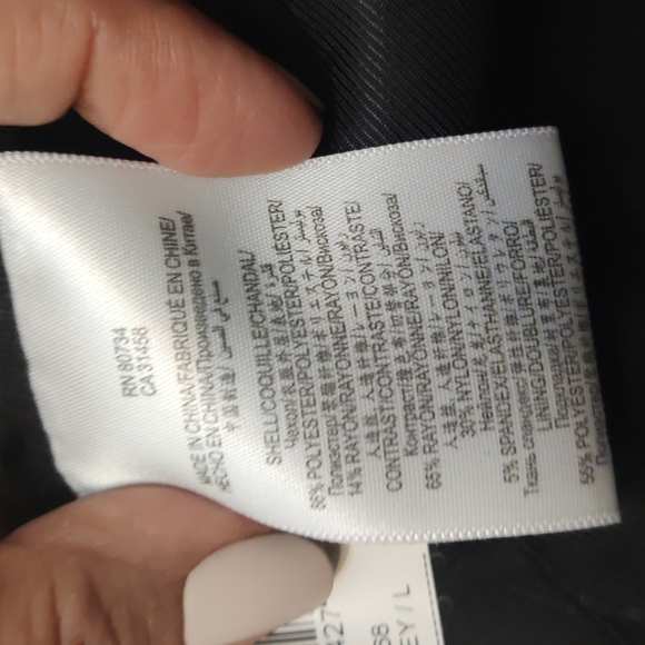 BCBGMaxAzria Aubree open front striped jacket Large - Picture 8 of 8